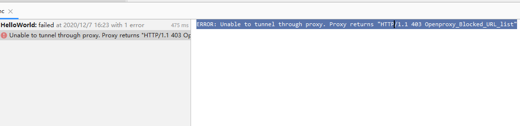 HarmonyOS初探03——DevEco Studio创建应用问题ERROR Unable to tunnel through proxy. Proxy returns HTTP1.1 403_Gradle