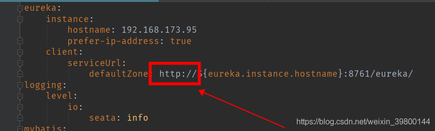 There is no known eureka server; cluster server list is empty_java