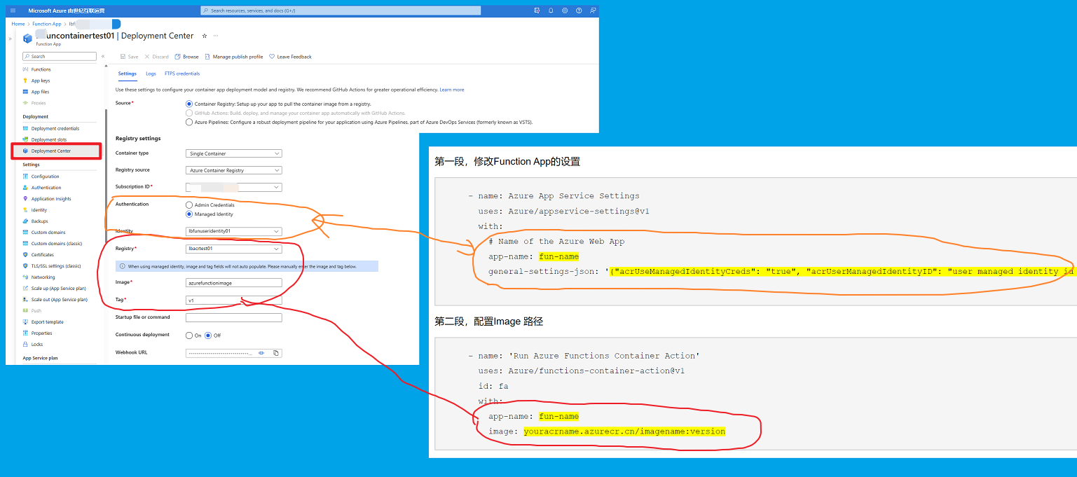 【Azure Developer】在Github Action中使用Azure/functions-container-action@v1配置_docker_05